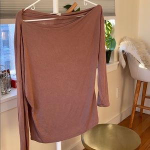 Babaton taupe 3/4 sleeve top - barely worn